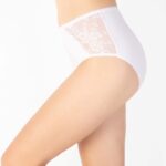 Elite Form Γυναικείο εσώρουχο βαμβακερό Slip 4/4 LACE.-6023