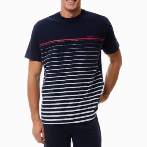 Minerva Short Sleeve Men's Pyjamas Stripes