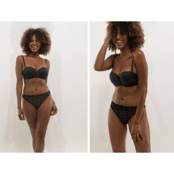 DORINA σουτιέν με μπανέλα cup C - D STRAPLESS-6126