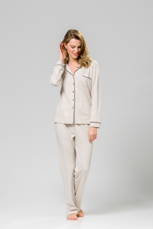 Harmony Women's Polka Dot Pajamas with Jacket