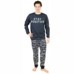 Galaxy Ανδρική Πυζάμα STAY POSITIVE
