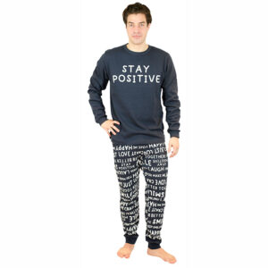 Galaxy Ανδρική Πυζάμα STAY POSITIVE