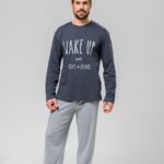 Harmony Ανδρική Πυζάμα Homewear WAKE UP W21/22-0