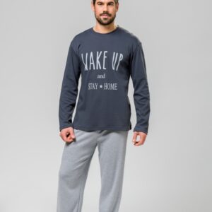 Harmony Ανδρική Πυζάμα Homewear WAKE UP W21/22-0