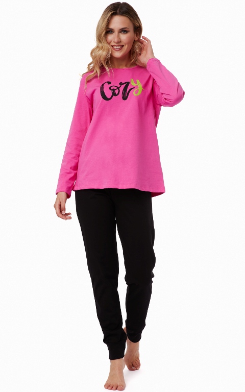 Minerva Γυναικεία Βαμβακερή Πυζάμα Cozy W21/22-6290 Minerva Γυναικεία Βαμβακερή Πυζάμα Cozy W21/22-6290