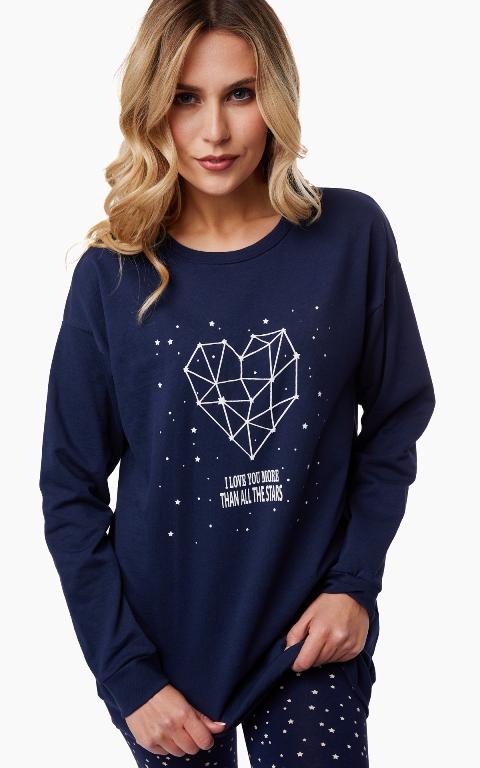 Minerva Women's Cotton Pyjamas Stars W21/22-0 Minerva Women's Cotton Pyjamas Stars