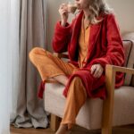 Harmony Γυναικεία Ρόμπα σταυρωτή fleece μονόχρωμη W21/22 -0