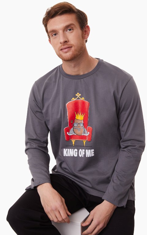 Minerva Ανδρική Πυζάμα King / Beer W21/22-0 Minerva Men's Pyjamas King / Bee