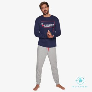MUYDEMI Ανδρική Πυζάμα Homewear DIFFERENT W21/22-6833