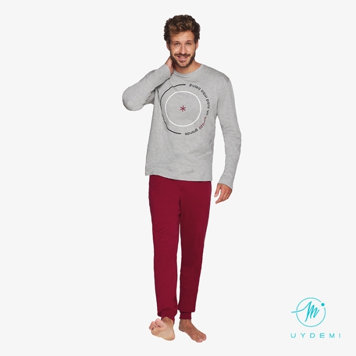 MUYDEMI Ανδρική Πυζάμα Homewear Hug man W21/22-6828