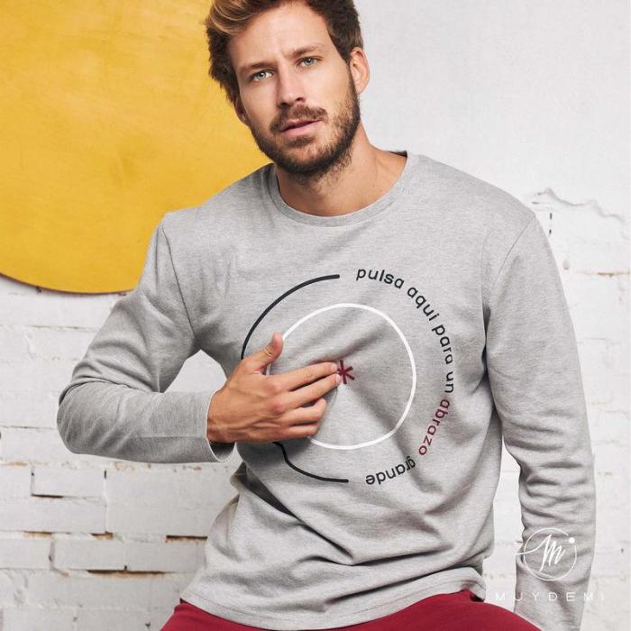 MUYDEMI Ανδρική Πυζάμα Homewear Hug man W21/22-0