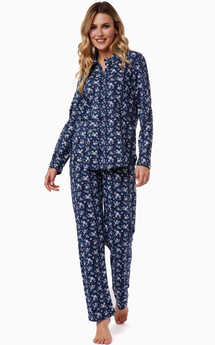 Minerva Printed Button Up