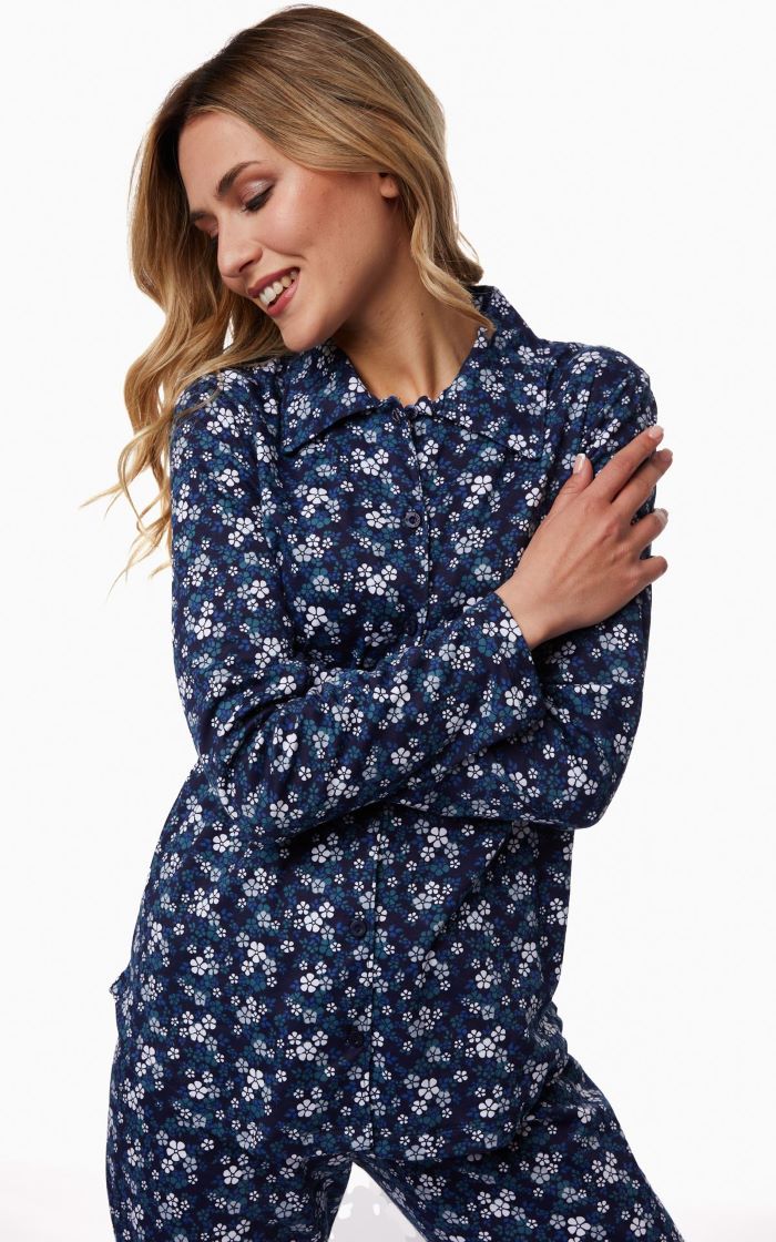 Minerva Printed Button Up