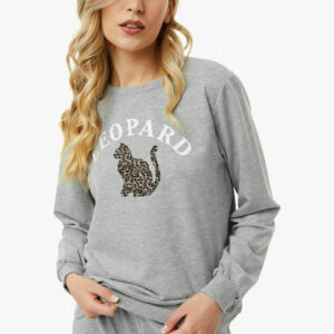 Minerva Women's Pyjama Sweatshirt Animals W/22