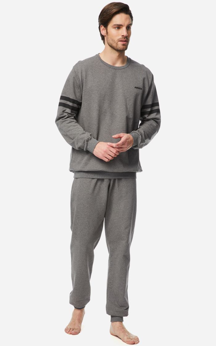 90-71039_017-01 Minerva Men's Pyjamas Sweatshirt W22/23