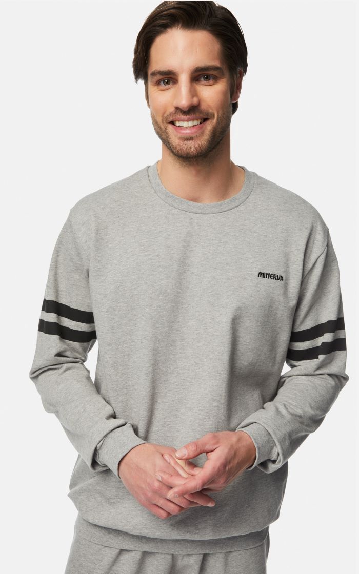 90-71039_023-03 Minerva Men's Pyjamas Sweatshirt W22/23