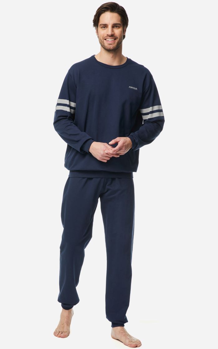 90-71039_100-01 Minerva Men's Pyjamas Sweatshirt W22/23