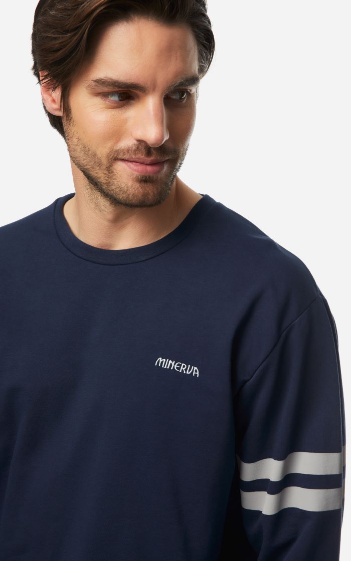 90-71039_100-03 Minerva Men's Pyjamas Sweatshirt W22/23