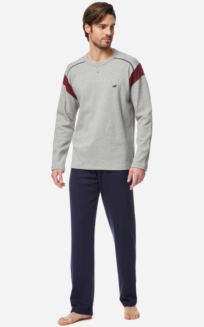 90-71045_023-01 Minerva Men's Pyjamas Bull W22/23