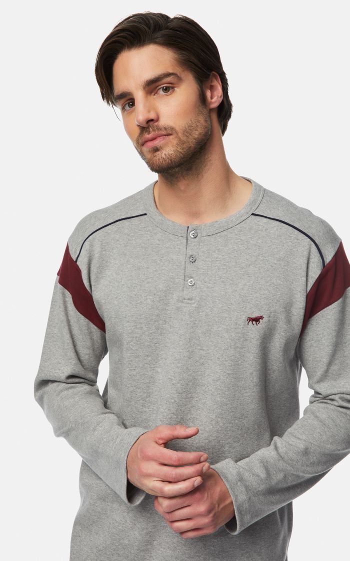 90-71045_023-03 Minerva Men's Pyjamas Bull W22/23