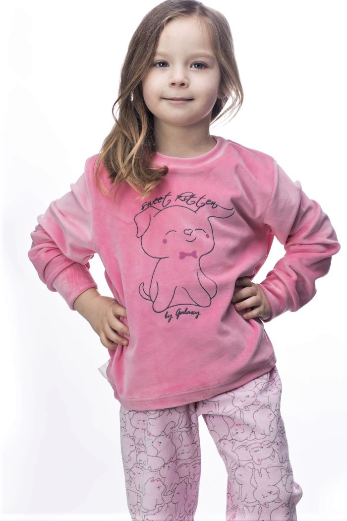 GALAXY CHILDREN'S SWEET KITTEN PYJAMAS