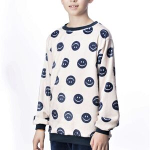 GALAXY TEENAGE PYJAMAS FLEECE SMILE W22/23