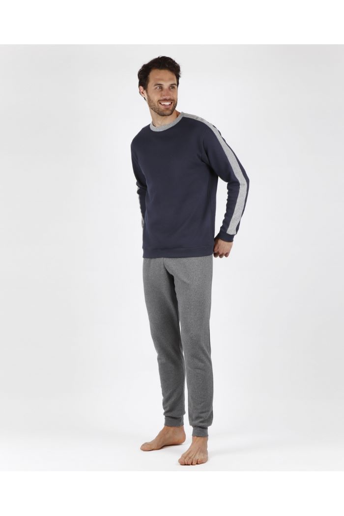 admas-magnific-pijama-manga-larga-solid-para-hombre-marino (1)