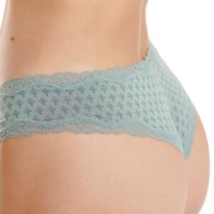 WALK Brazilian σλιπ εμπριμέ bamboo με δαντέλα SET 2 TEM.