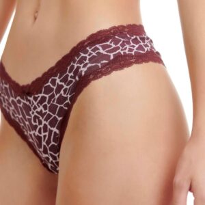 WALK Brazilian σλιπ εμπριμέ bamboo με δαντέλα SET 2 TEM.