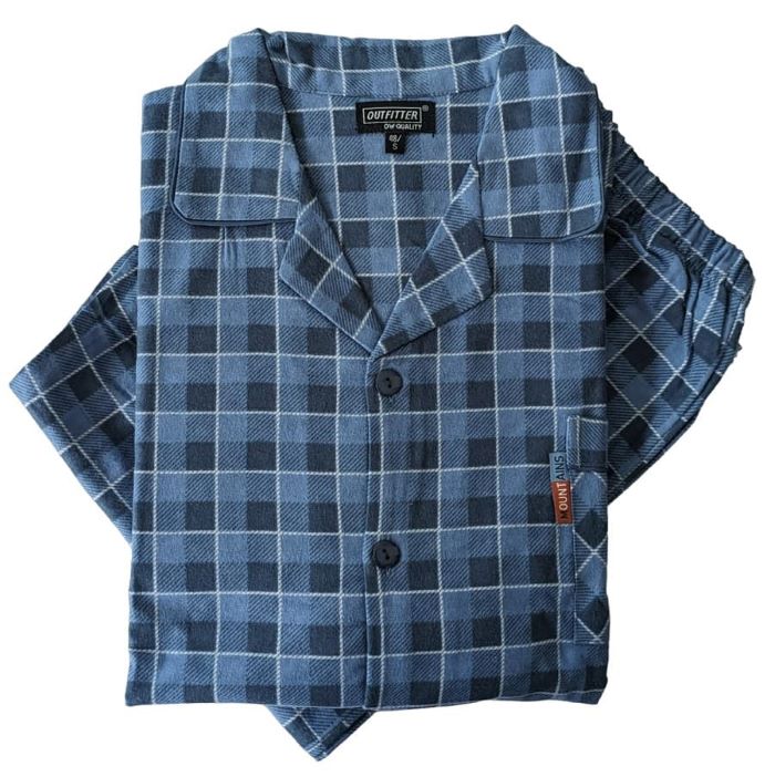 Pyjama-lange-mouwen-heren-mountains-grid-flanel-outfitter-441585