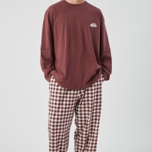 MINERVA ΠΥΖΑΜΑ ΑΝΔΡΙΚΗ Milk Oversized  W26/27